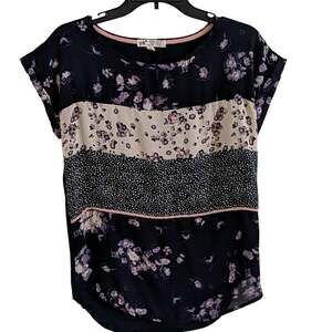 EUC Jolt Mixed Media Top, S